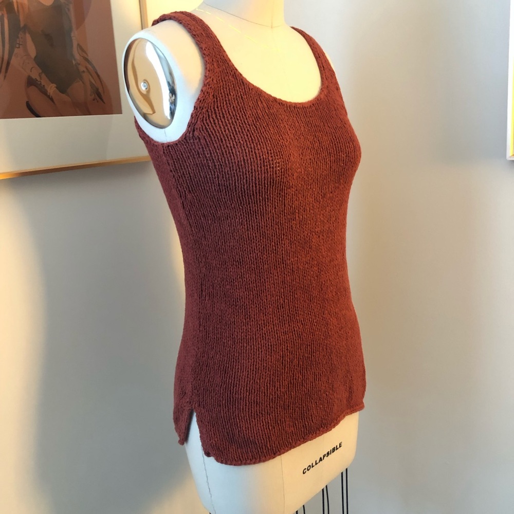 VINCE “Needle Out” Knit Tank 🧶